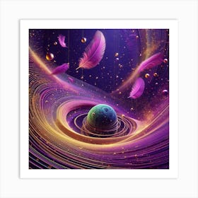 Space Art Art Print