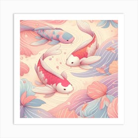 Koi Fish 2 Art Print