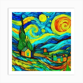 Starry Night Art Print