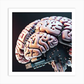 Artificial Brain 17 Art Print