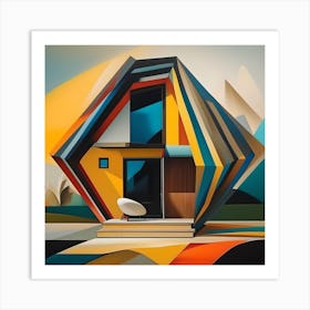 House Of Shapes Art Print