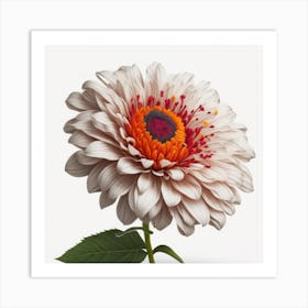 Gerbera Daisy myluckycharm 1 Art Print