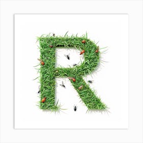 Letter R 4 Art Print