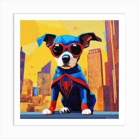 Spider - Man Dog Art Print