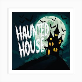 Happy halloween Illustration Spooky Horror devi background6 (1) Art Print