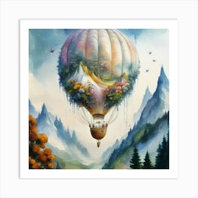 Hot Air Balloon 6 Art Print