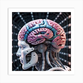 Brain Of A Robot 10 Art Print