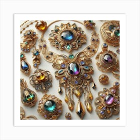 Jewelry Collection Art Print