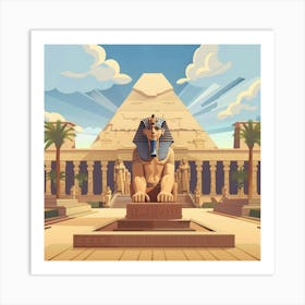 Egyptian Pyramid Art Print