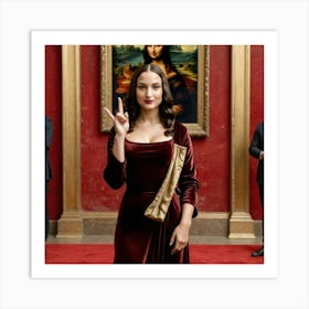 Mona Lisa's Descendants Art Print