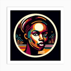 African Woman 7 Art Print