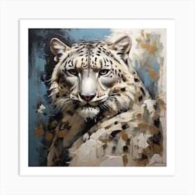 Snow leopard Art Print