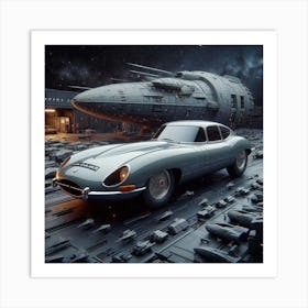 Star Wars Car Art Print