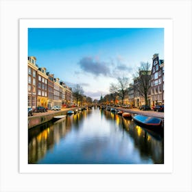 Amsterdam In A Row 1 Art Print