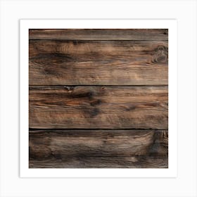 Old Wooden Planks 2 Art Print