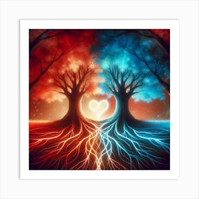 Tree Of Love Art Print