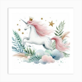 Unicorn 8 Art Print