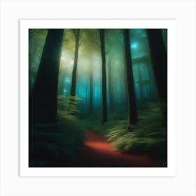 Mystical Forest Retreat 14 Art Print