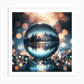 Water ball Art Print