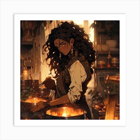 Medieval Chef 2 Art Print