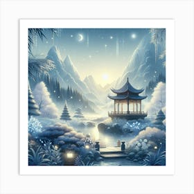 Chinese Pagoda Art Print