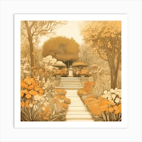 Garden Path Art Print