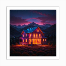 House In The Mountains 5 Art Print