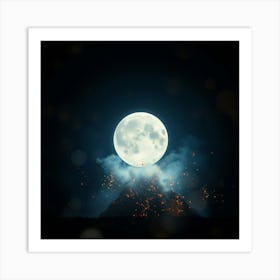 Full Moon In The Sky 15 Art Print