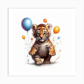 Tiger Cub 2 Art Print