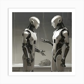 Robots 4 Art Print