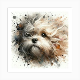 Dog'S Head Art Print