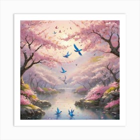 Cherry Blossoms 15 Art Print