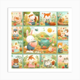 Children'S Garden Art Print