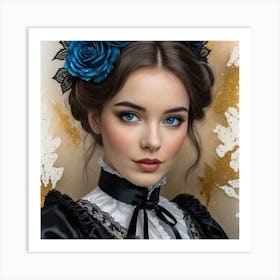 Victorian Beauty 2 Art Print