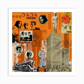 Dada East Revolution Art Print