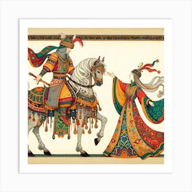 Prince And Princess Arabesque Art Print