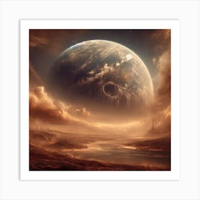 Alien Planet Art Print