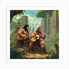 Man Cave Collection: Jungle Music 1 Art Print