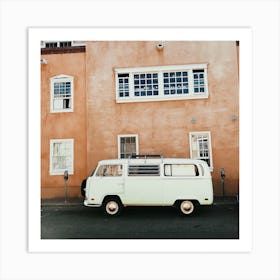 Vw In Santa Fe Square Art Print