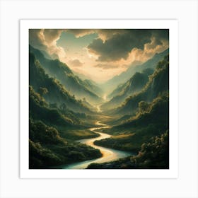 Valley Of The Sun 3 Art Print