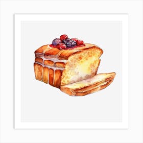 Berry Bread Art Print