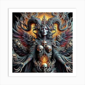 Demon Goddess Art Print