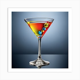 Martini Art Print