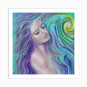 Ethereal Woman Art Print