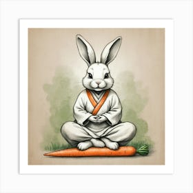 Yogi Bunny Art Print