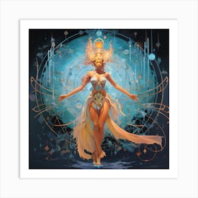 Ethereal Goddess Art Print