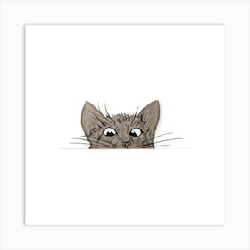 Crazy Cat Eyes Art Print