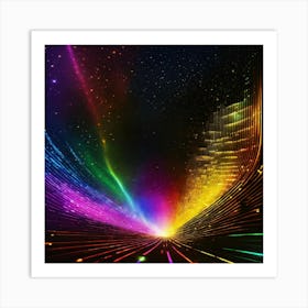 Abstract Space Art Print