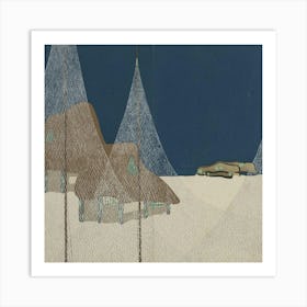 'Snow Village' Art Print