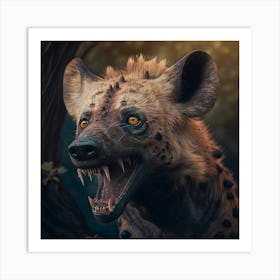 Hyena 3 Art Print